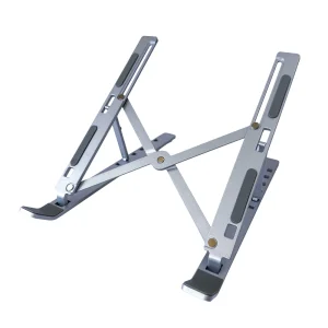 Soporte ajustable de aluminio para notebook