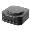 Base de carga 3 en 1 inalambrica plegable de viaje Qi2 Belkin negra