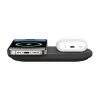 Base de carga 2 en 1 inalambrica plana Qi2 con USB-C Belkin negra