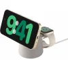 Base de carga 2 en 1 inalambrica Qi2 Belkin blanca