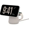 Base de carga 2 en 1 inalambrica Qi2 Belkin blanca