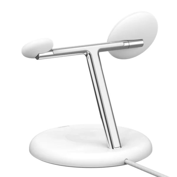 Base de carga 3 en 1 BoostCharge Qi2 15W Belkin blanca