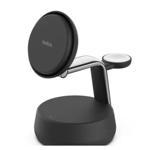 Base de carga 3 en 1 BoostCharge Qi2 15W Belkin Negra