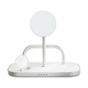 Base de carga 4 en 1 Wireless 60W USB-C Zens blanca