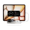 Base de carga 4 en 1 Wireless 60W USB-C Zens blanca