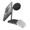 Base de carga 2 en 1 inalambrica Office Charger 2 Zens negra