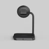 Base de carga 2 en 1 inalambrica Office Charger 2 Zens negra