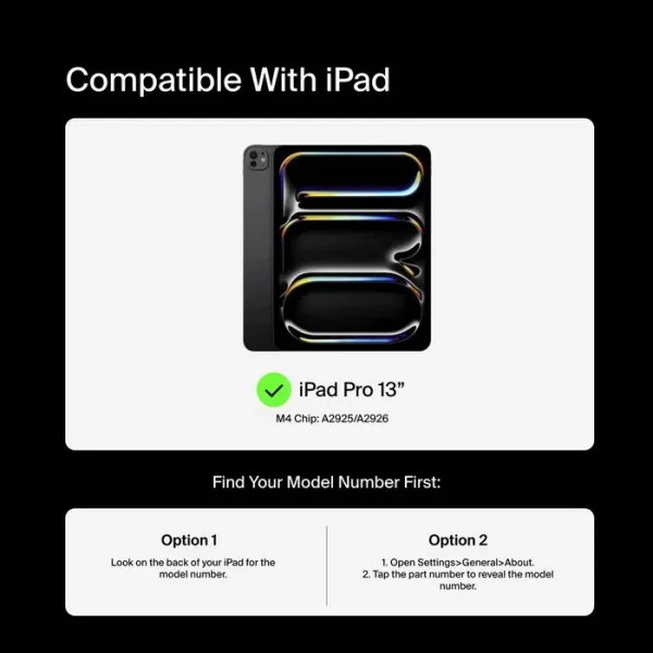 Funda con teclado Pro con soporte magnético para iPad Pro 13" M4 Belkin