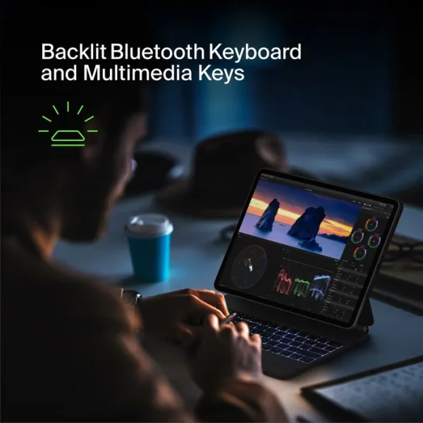 Funda con teclado Pro con soporte magnético para iPad Pro 13" M4 Belkin